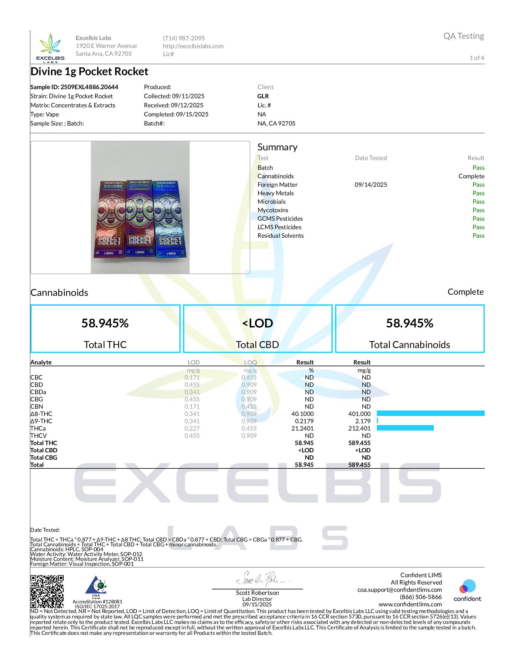 COA - Divine 1g Pocket Rocket